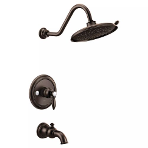 Main product image of Weymouth Oil Rubbed Bronze Eco Performance M-core 3-series Tub And Rainshower Trim, 1.75 Gpm