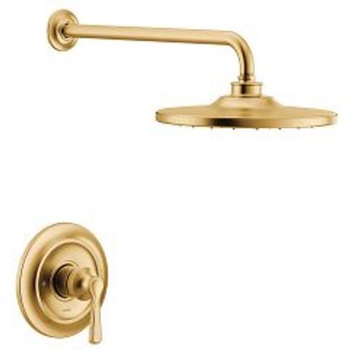 Main product image of Colinet Brushed Gold Eco Performance M-core 3-series Rainshower Trim, 1.75 Gpm, UTS344302EPBG