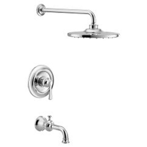 Main product image of Colinet Chrome Eco Performance M-core 3-series Tub And Rainshower Trim, 1.75 Gpm, UTS344303EP