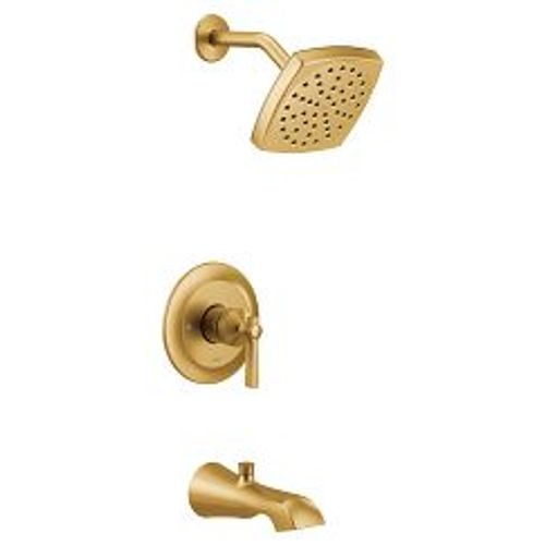 Main product image of Flara Brushed Gold M-core 3-series Tub And Rainshower, 2.5 Gpm, UTS3913BG