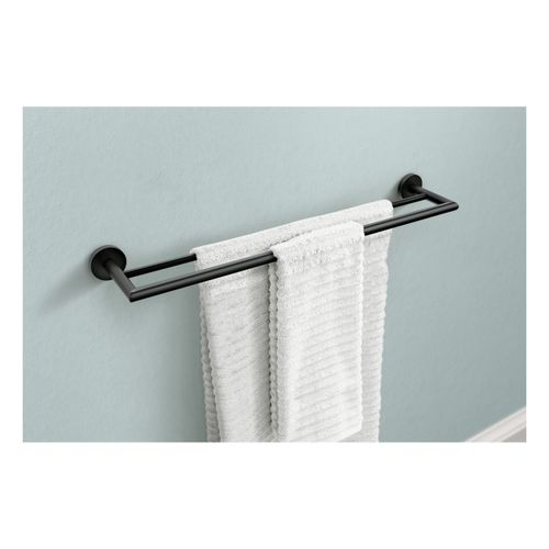 Y5722BL - Moen Y5722BL - Arlys Matte Black Double Towel Bar