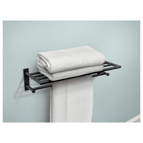 Y5794BL - Moen Y5794BL - Arlys Matte Black Towel Shelf