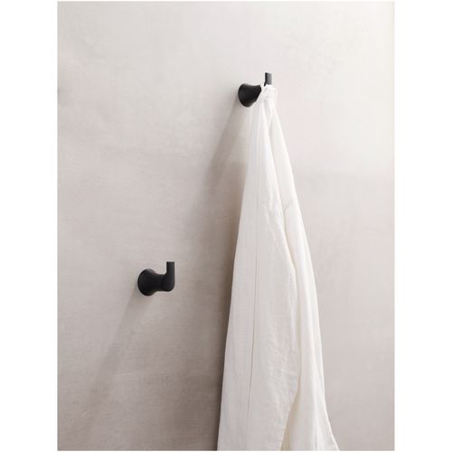 Main product image of Doux Matte Black Single Robe Hook, YB0203BL