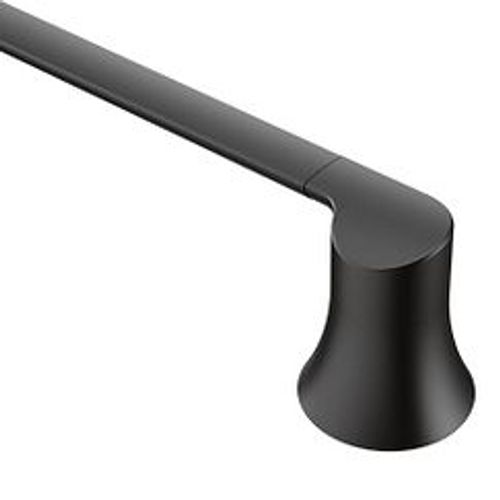 Main product image of Doux Matte Black 18" Towel Bar, YB0218BL