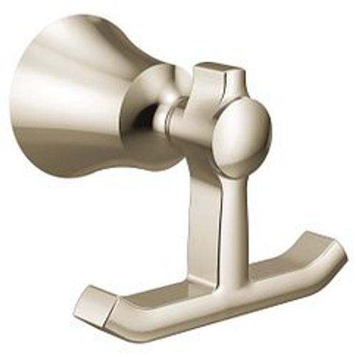 Main product image of Flara Polished Nickel Double Robe Hook