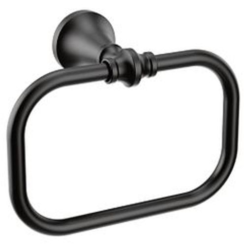 Main product image of Colinet Matte Black Towel Ring, YB0586BL