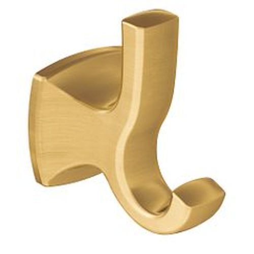 Main product image of Voss Brushed Gold Double Robe Hook, YB5103BG