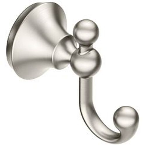 Main product image of Wynford Brushed Nickel Double Robe Hook