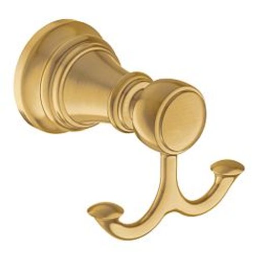 Main product image of Weymouth Brushed Gold Double Robe Hook, YB8403BG