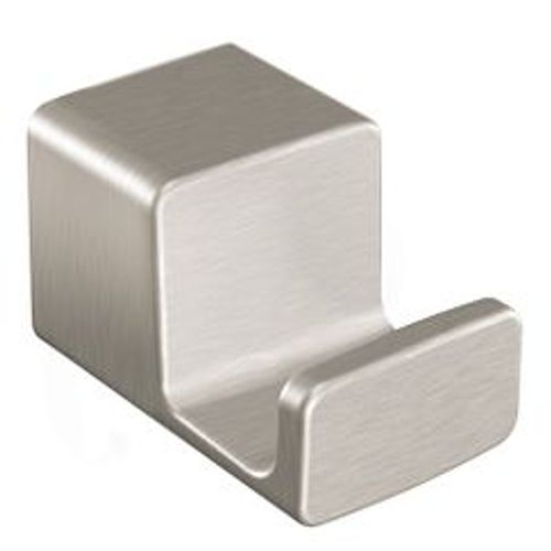Main product image of 90 Degree Brushed Nickel Single Robe Hook, YB8803BN