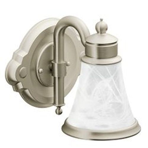 Main product image of Waterhill Brushed Nickel 1 Globe Bath Light, YB9861BN