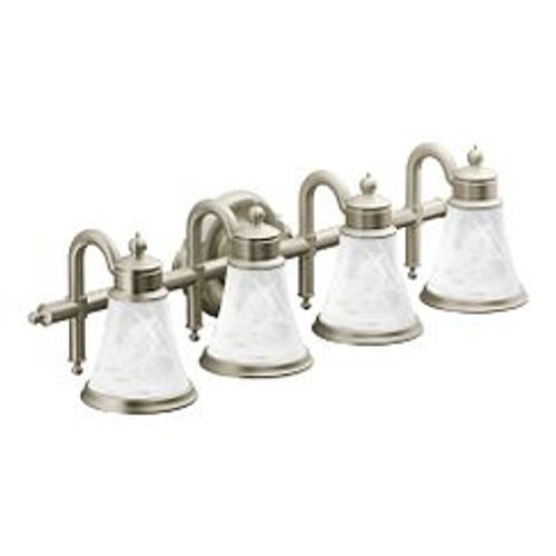 Main product image of Waterhill Brushed Nickel 4 Globe Bath Light, YB9864BN