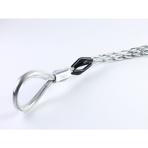 Main product image of Woodhead 1.00-1.24" Flexible Eye, Half Single Weave/Half Double Weave, Closed Mesh, Galvanized Steel Pulling Grip, 35933