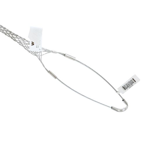 Main product image of Woodhead 0.53-0.73" Single Eye, Single Weave, Closed Mesh, Galvanized Steel, Support Grip, 36567