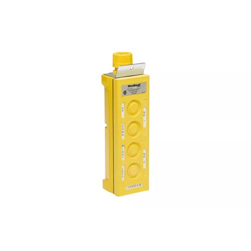 Main product image of Woodhead Pendant Control Station, Momentary, 1-Speed, NO/NC, 4 Pushbutton, Mushroom Head Operator, 4024