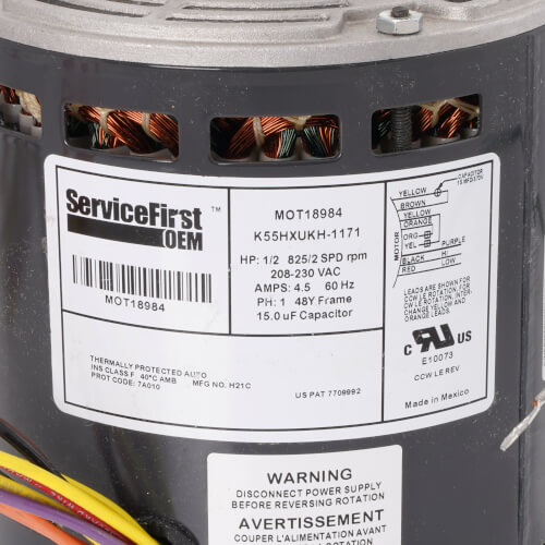 Main product image of 1/2hp 208-230v 825rpm 48 Motor, MOT18984