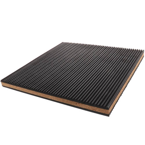 Main product image of Rubber/Cork Anti-Vibration Pad 12" x 12" x 7/8"