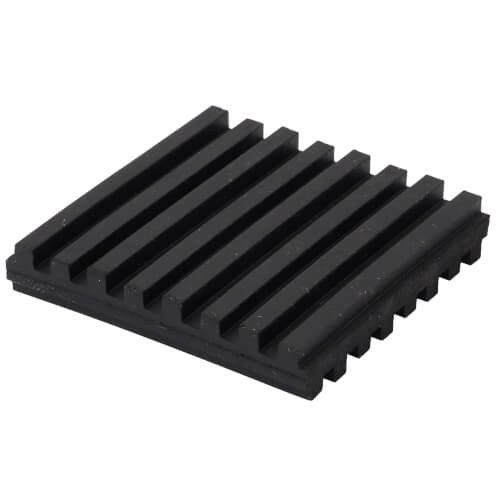 MP2 DiversiTech MP2 Rubber AnitVibration Pad, 2" x 2" x 3/8"
