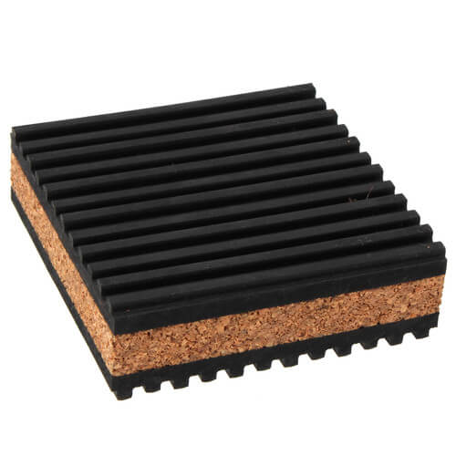 4 Pack of Anti Vibration Pads 3" x 3" x 7/8" Rubber/Cork Vibrat.. Free Shipping 4 Pack of Anti Vibration Pads 3" x 3" x 7/8" Rubber/Cork Vibrat.. Free Shipping