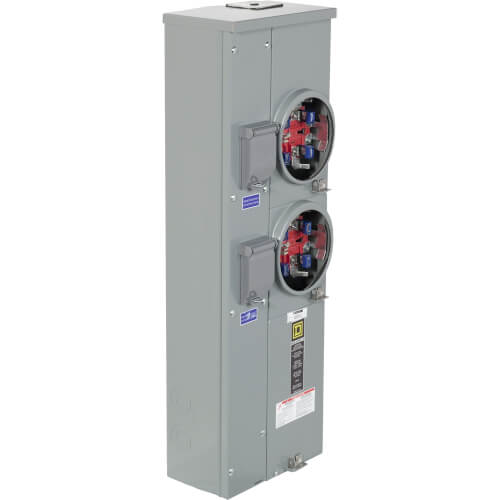 MPH22125 Square D MPH22125 MeterPak 2 Gang Overhead/Underground