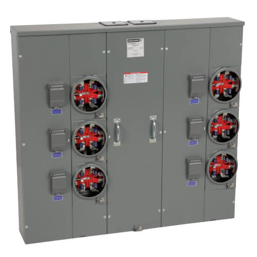 MPH86200 Square D MPH86200 MeterPak 6 Gang Overhead/Underground
