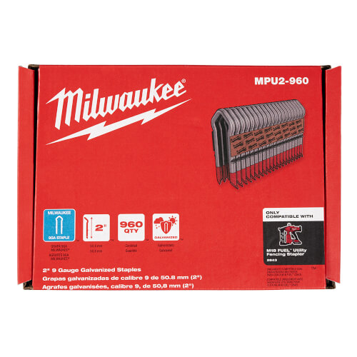 Main product image of 2" 9 Gauge Galvanized Staples