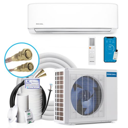 Main product image of DIY 5th Gen 24,000 BTU, R-454B, 22.7 SEER2 Energy Star Ductless Mini-Split AC & Heat Pump w/ 25ft Install Kit, Package (208-230V)
