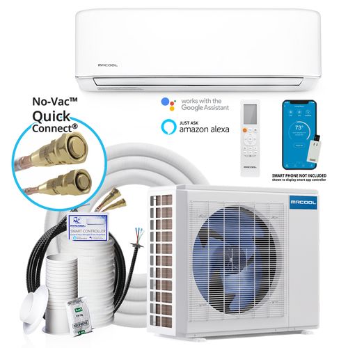 Main product image of DIY 5th Gen 24,000 BTU, R-454B, 22.7 SEER2 Energy Star Ductless Mini-Split AC & Heat Pump w/ 25ft Install Kit, Package (208-230V)
