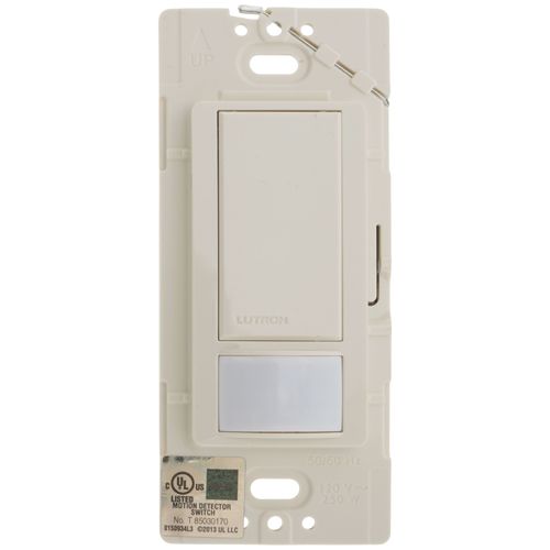 Main product image of Maestro 1 Pole Occupancy Sensor Switch, 120V, 2A (Light Almond)