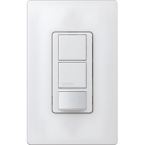 Main product image of Maestro Partial-On Dual Circuit Motion Sensor Switch, 6A Light, 120-277V, 1 Pole, Ground or Snow