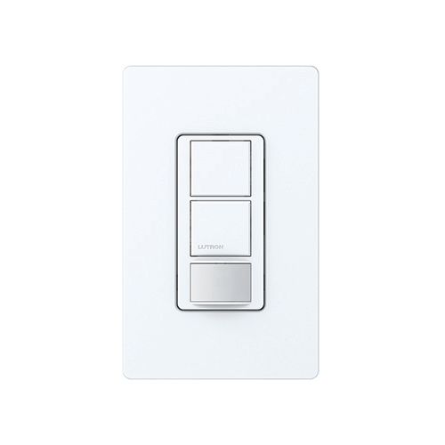 Main product image of Maestro Partial-On Dual Circuit Motion Sensor Switch, 6A Light, 120-277V, 1 Pole, Ground or White