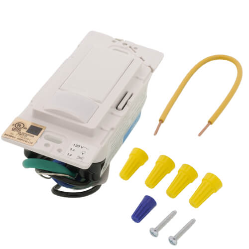 Main product image of Maestro Motion Sensor Switch, Vacancy Only, Ground or Neutral Required, 5A Light, 3A Fan, 120V, Single/Multi-Location, MS-VPS5MH-WH, White