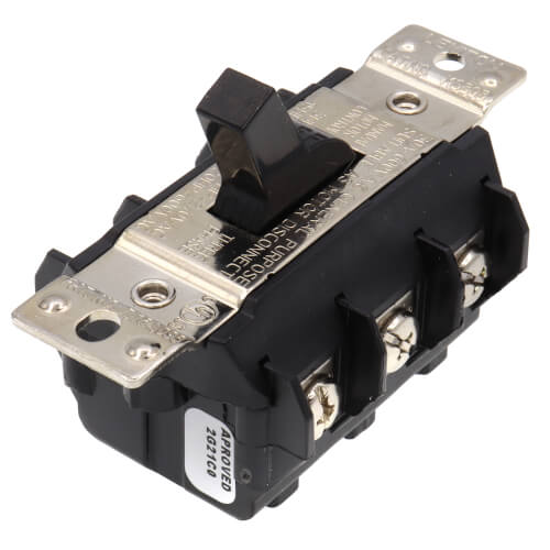 MS303DS Leviton MS303DS 3P, 3Phase, Black Manual Motor Toggle Switch, 30A (600V)