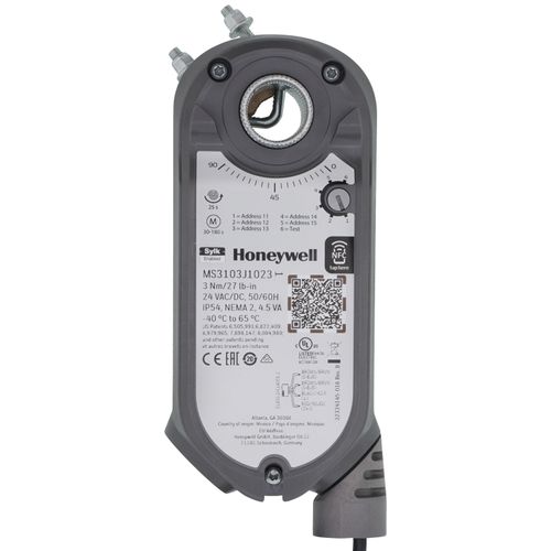 Main product image of Spring Return Communicating Sylk Direct Coupled Damper Actuator, 30-180 Second, Conduit (27 lb-in)