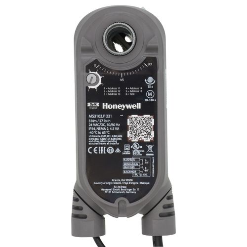 Main product image of Spring Return Communicating Sylk Direct Coupled Damper Actuator, 30-180 Second, Conduit (27 lb-in)