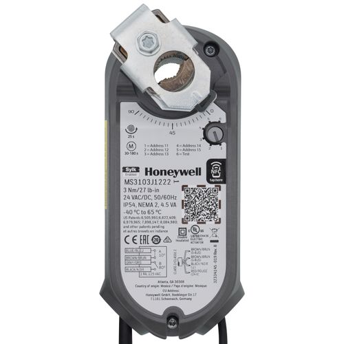 Main product image of Spring Return Communicating Sylk Direct Coupled Damper Actuator, 30-180 Second, No Conduit (27 lb-in)