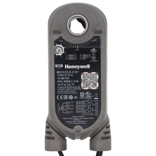 Main product image of Spring Return Communicating Sylk Direct Coupled Damper Actuator, 30-180 Second, Conduit (27 lb-in)