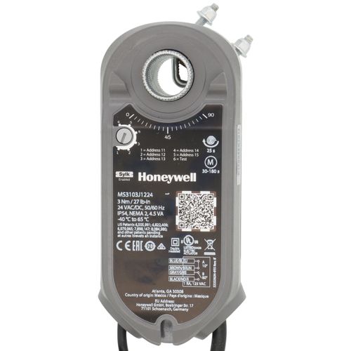 Main product image of Spring Return Communicating Sylk Direct Coupled Damper Actuator, 30-180 Second, No Conduit (27 lb-in)