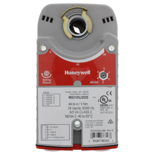 Main product image of Spring Return 44 lb-in. 5 Nm Direct Coupled Actuator