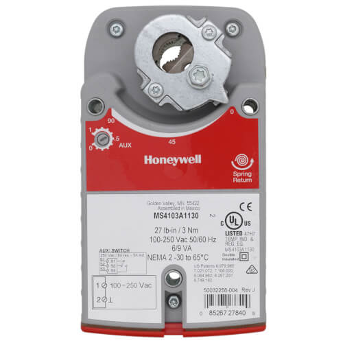 Main product image of Two position or SPST Spring Return 27 lb-in., 3 Nm, Direct Coupled Actuator