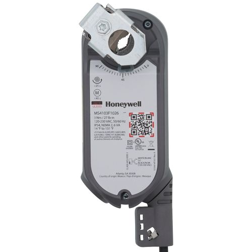 Main product image of 2 Pos./SPST SR 27 lb-in., 3 Nm, SCSA, Clip-In, Fire/Smoke Damper Direct Coupled Actuator (120-230V)