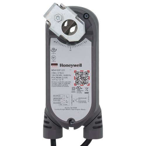 Main product image of 2 Pos./SPST SR 27 lb-in., 3 Nm, SCSA, Conduit, Fire/Smoke Damper Direct Coupled Actuator w/ 2 Aux. Sw. (120-230V) 