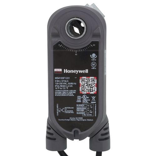 Main product image of 2 Pos./SPST SR 27 lb-in., 3 Nm, SCSA, Conduit, Fire/Smoke Damper Direct Coupled Actuator w/ 2 Aux. Sw. (120-230V) 