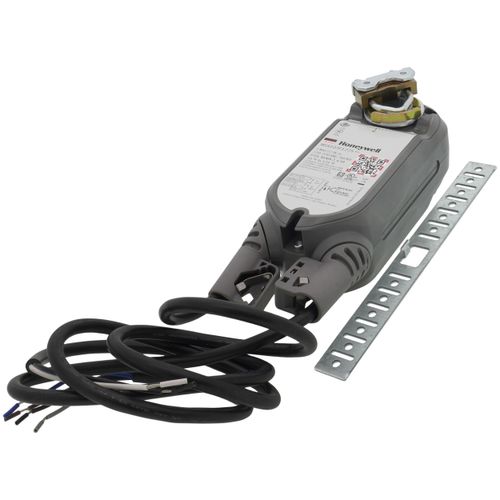 Main product image of 2 Pos./SPST SR 27 lb-in., 3 Nm, U-Bolt, Clip-In, Fire/Smoke Damper Direct Coupled Actuator w/ 2 Aux. Sw. (120-230V)
