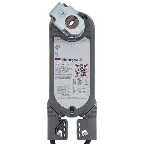 Main product image of 2 Pos./SPST SR 27 lb-in., 3 Nm, SCSA, Clip-In, Fire/Smoke Damper Direct Coupled Actuator w/ 2 Aux. Sw. (120-230V) 