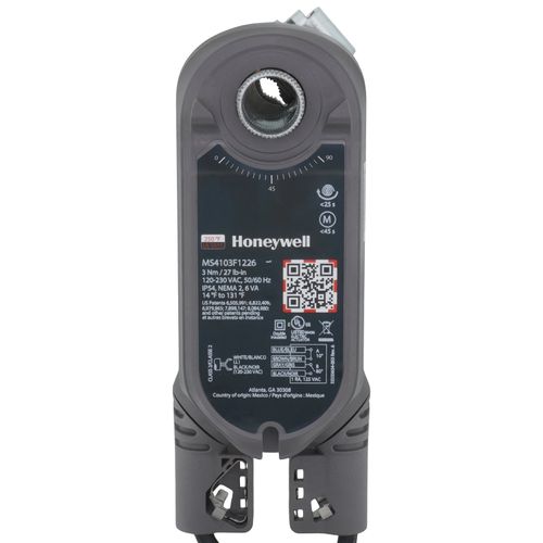 Main product image of 2 Pos./SPST SR 27 lb-in., 3 Nm, SCSA, Clip-In, Fire/Smoke Damper Direct Coupled Actuator w/ 2 Aux. Sw. (120-230V) 
