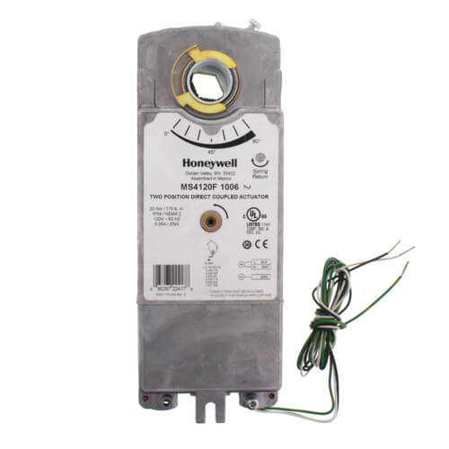 Main product image of Two Position Damper Actuator w/ Spring Return for Fire and Smoke Applications (175 lb-in)