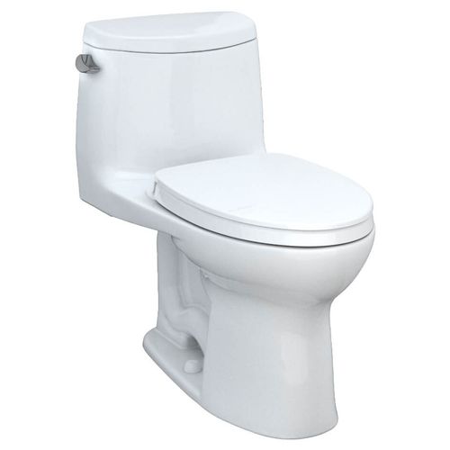 Main product image of Ultramax II 1.28 GPF One-Piece Elongated Toilet w/ CEFIONTECT Ceramic Glaze, SoftClose Seat, & Tornado Flush (Cotton White)