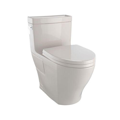 Main product image of Aimes WASHLET+ One-Piece Elongated 1.28 GPF Universal Height Skirted Toilet with CEFIONTECT, Bone - MS626124CEFG#03