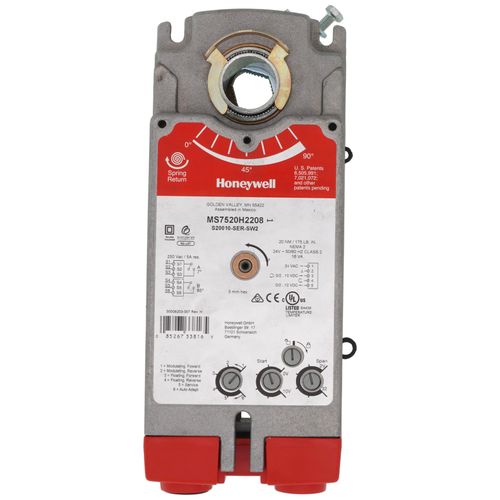 Main product image of Two Position Damper Actuator w/ Adjustable Zero and Span Voltage Input for HVAC (175 lb-in)